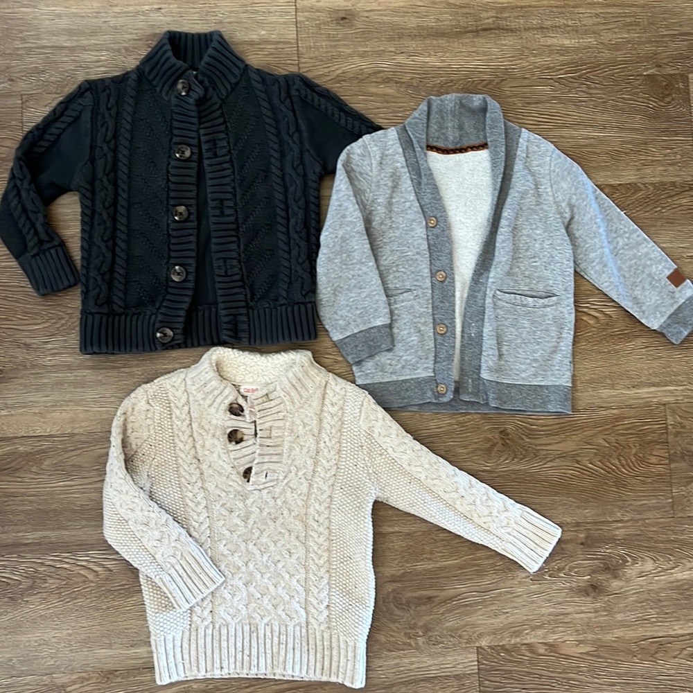3t boys sweater lot